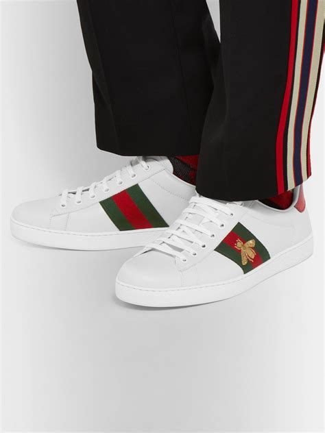 gucci mismatched shoes|gucci ace watersnake trim.